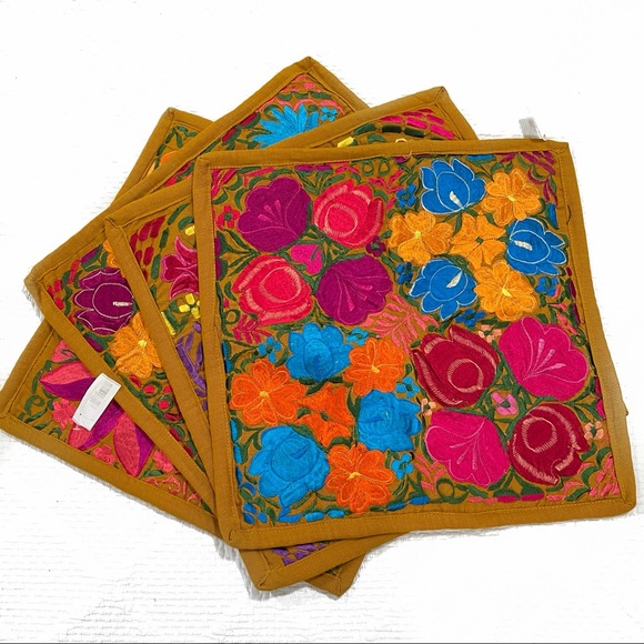 Brand New Hand Embroidered Decorative Throw Pillow Case - Picture 2 of 7